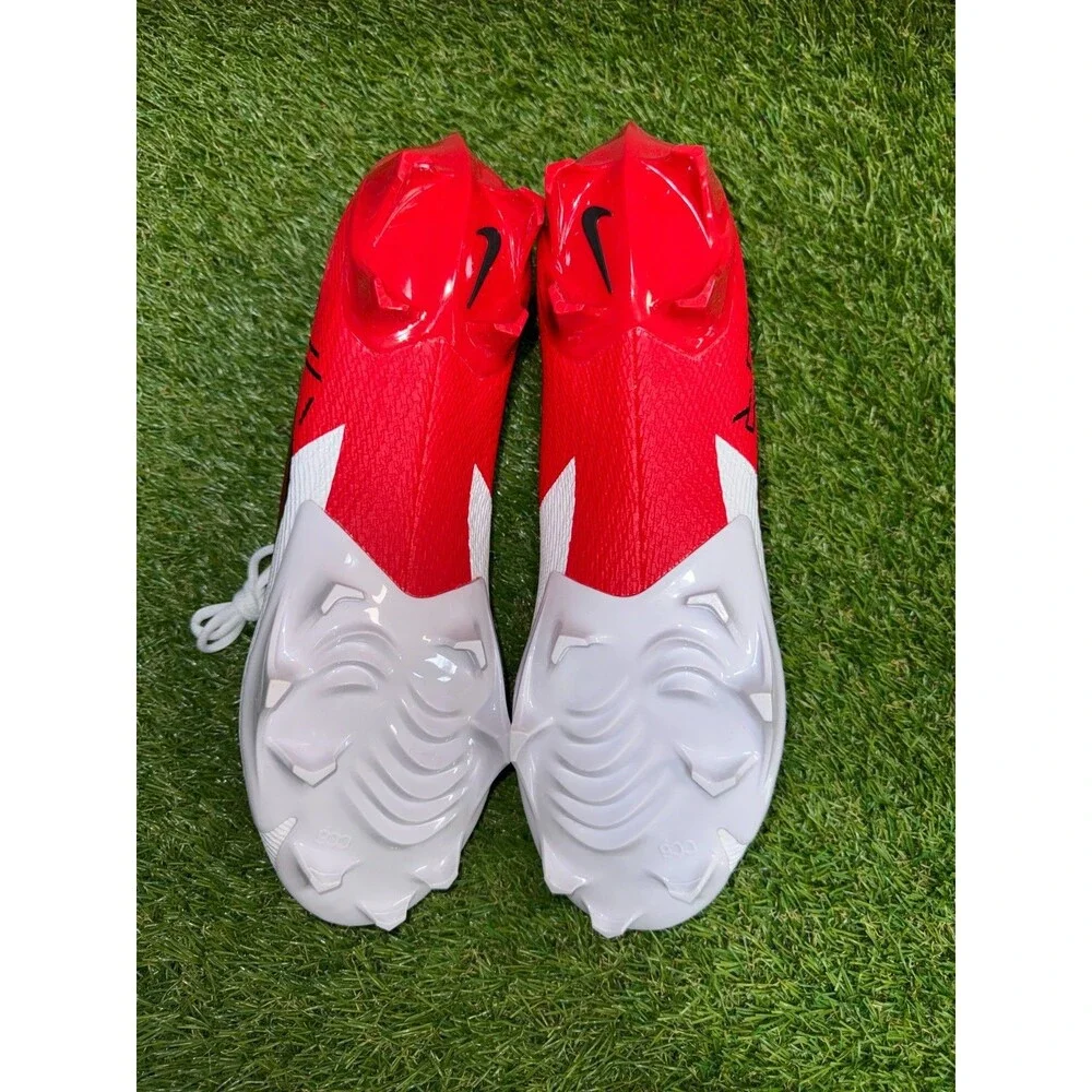 Men's 13 Nike Vapor Edge Speed 360 2 TB PE Football Cleats White Red FN7764-111